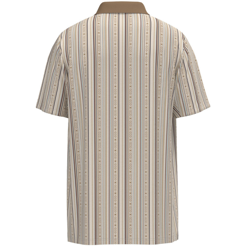 "The Weekender" Polo Cream/Stripe