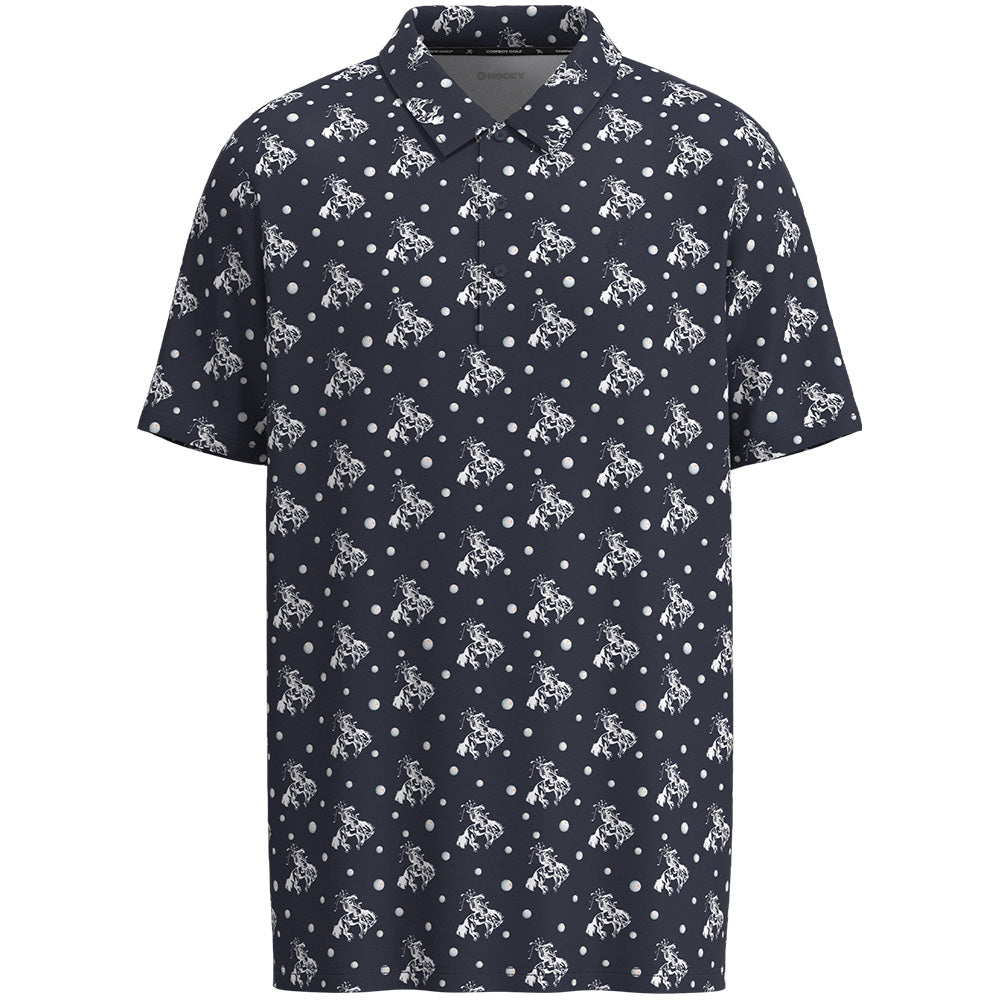 "The Weekender" Polo Navy/White