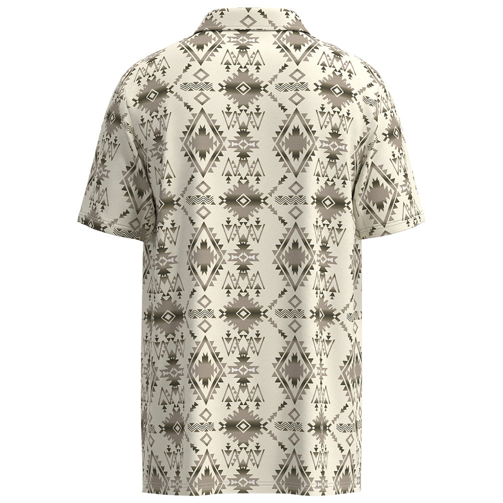 "The Weekender" Polo Tan/Aztec