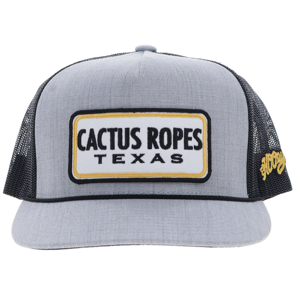 "CR116" Cactus Ropes Hat Grey/Black