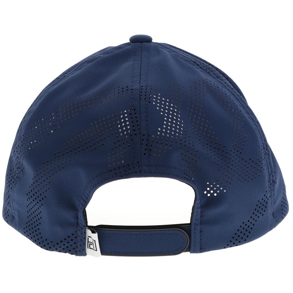 "Draw" Hat Navy w/White & Navy Circle Patch