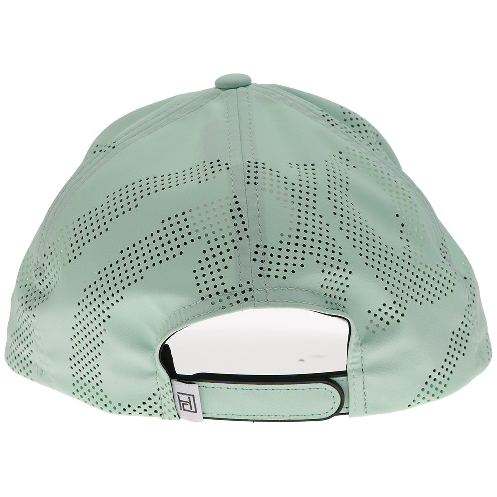 "Draw" Hat Mint w/White & Black Circle Patch