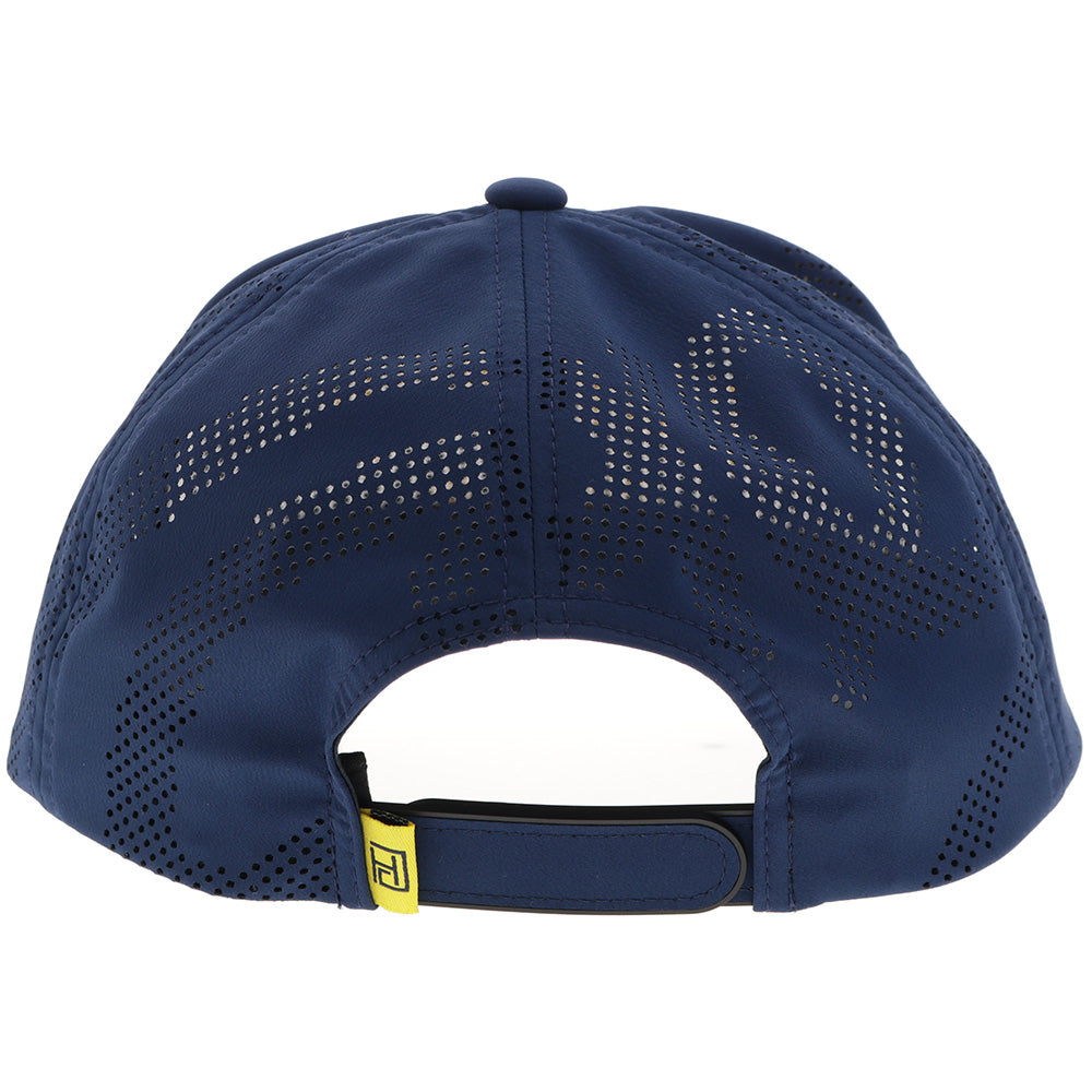 "Cowboy Golf" Hat Navy w/ Yellow Stitching