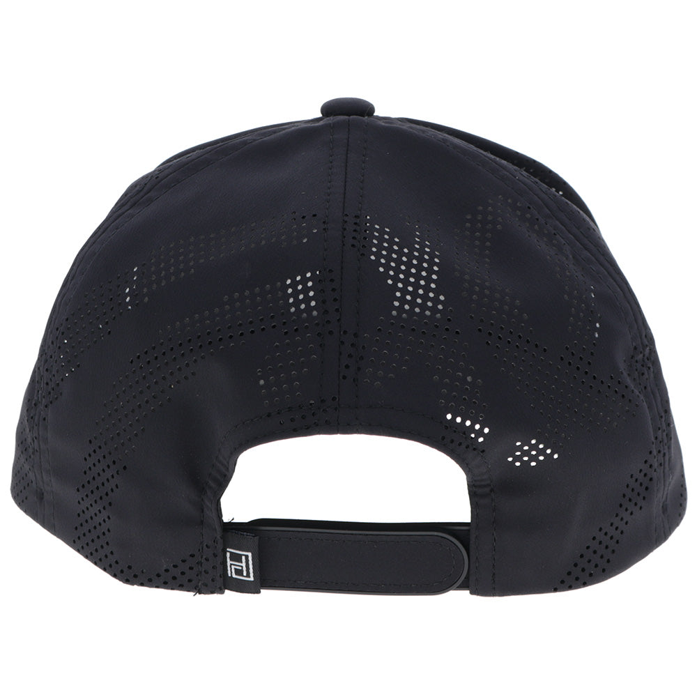 "Draw" Hat Black w/ White Circle Patch