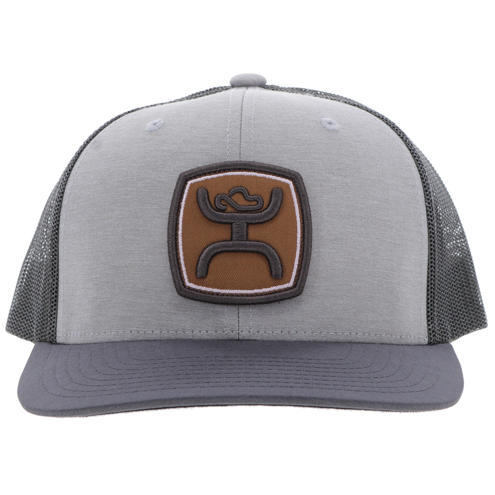 "Zenith" Hat Grey w/Brown Hooey Logo
