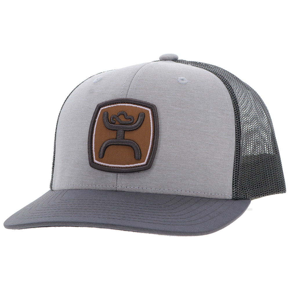 "Zenith" Hat Grey w/Brown Hooey Logo
