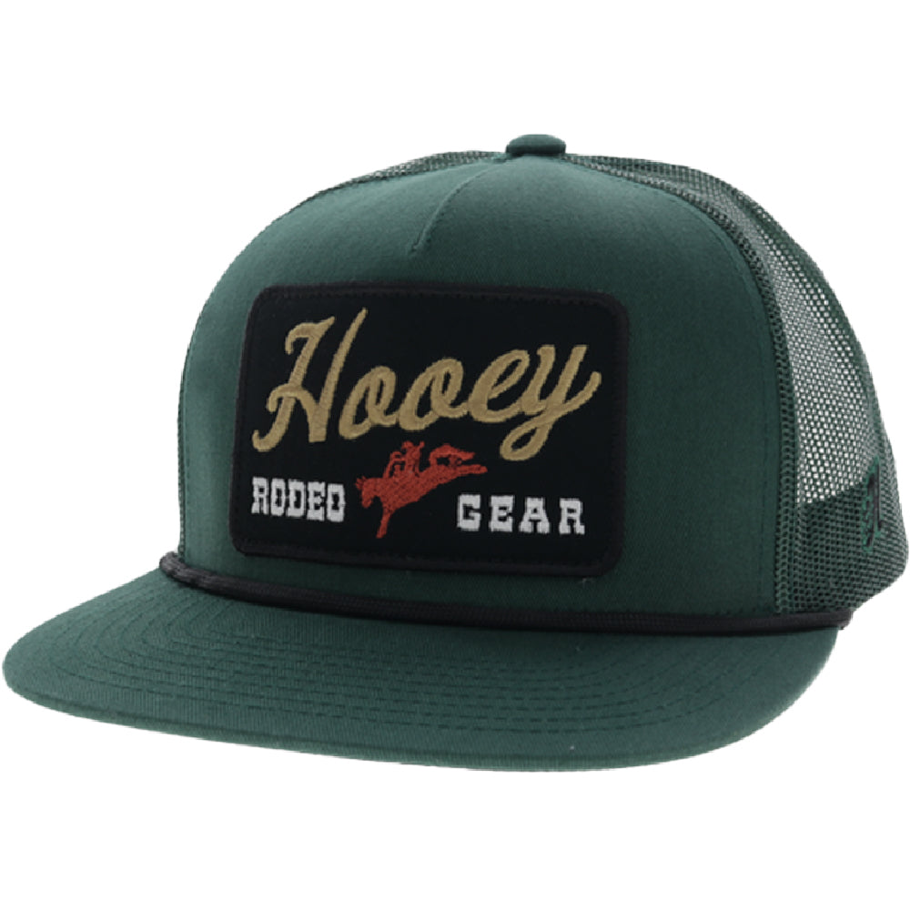 YOUTH Tap 5-Panel Trucker Snapback Hat Green