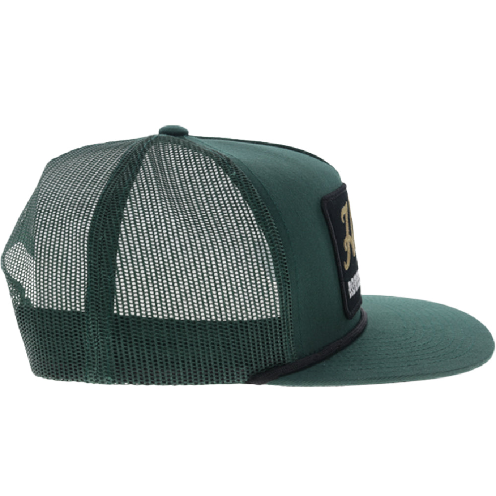 Tap 5-Panel Trucker Snapback Hat Green