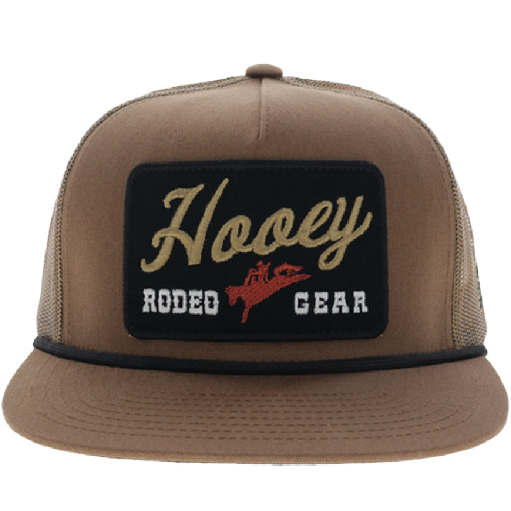 Tap 5-Panel Trucker Snapback Hat Tan