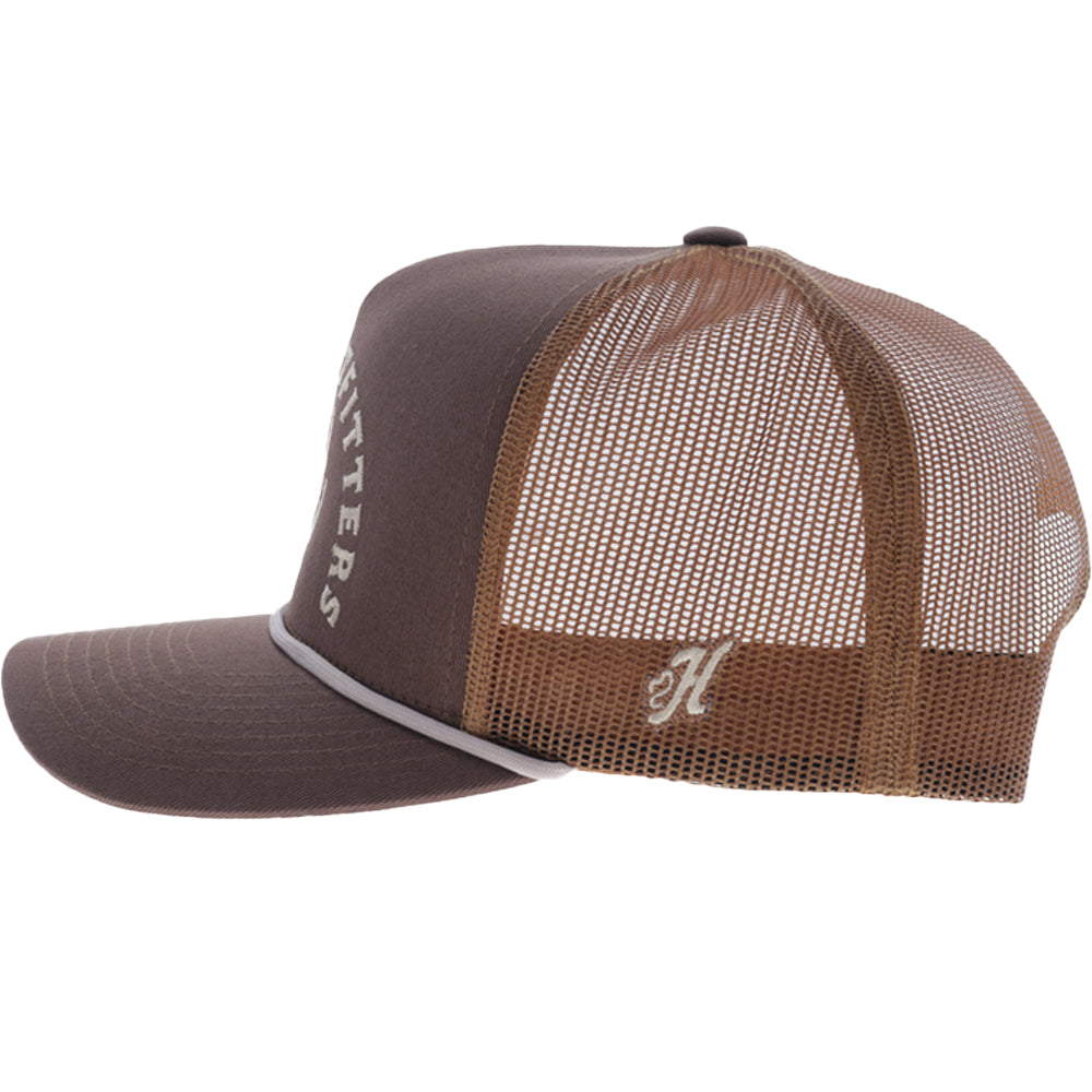 Shed 5-Panel Trucker Snapback Hat Brown