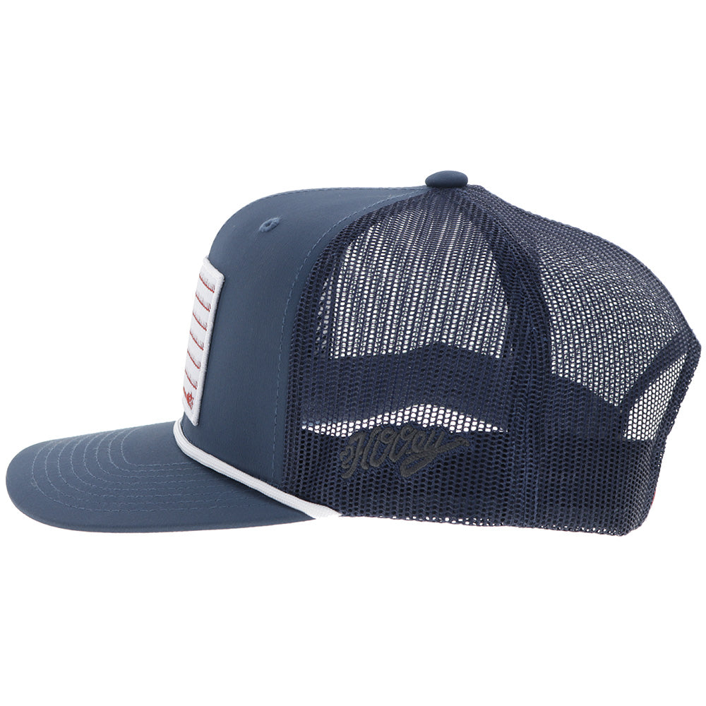 "Liberty Roper" Navy Blue w/ 1776 Flag Patch