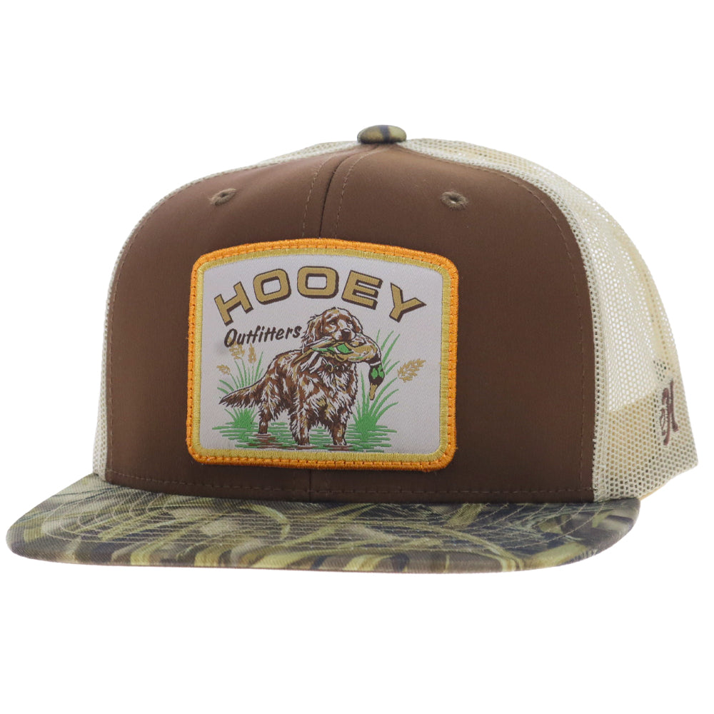 Retriever 6-Panel Trucker Snapback Hat Brown/Realtree Camo