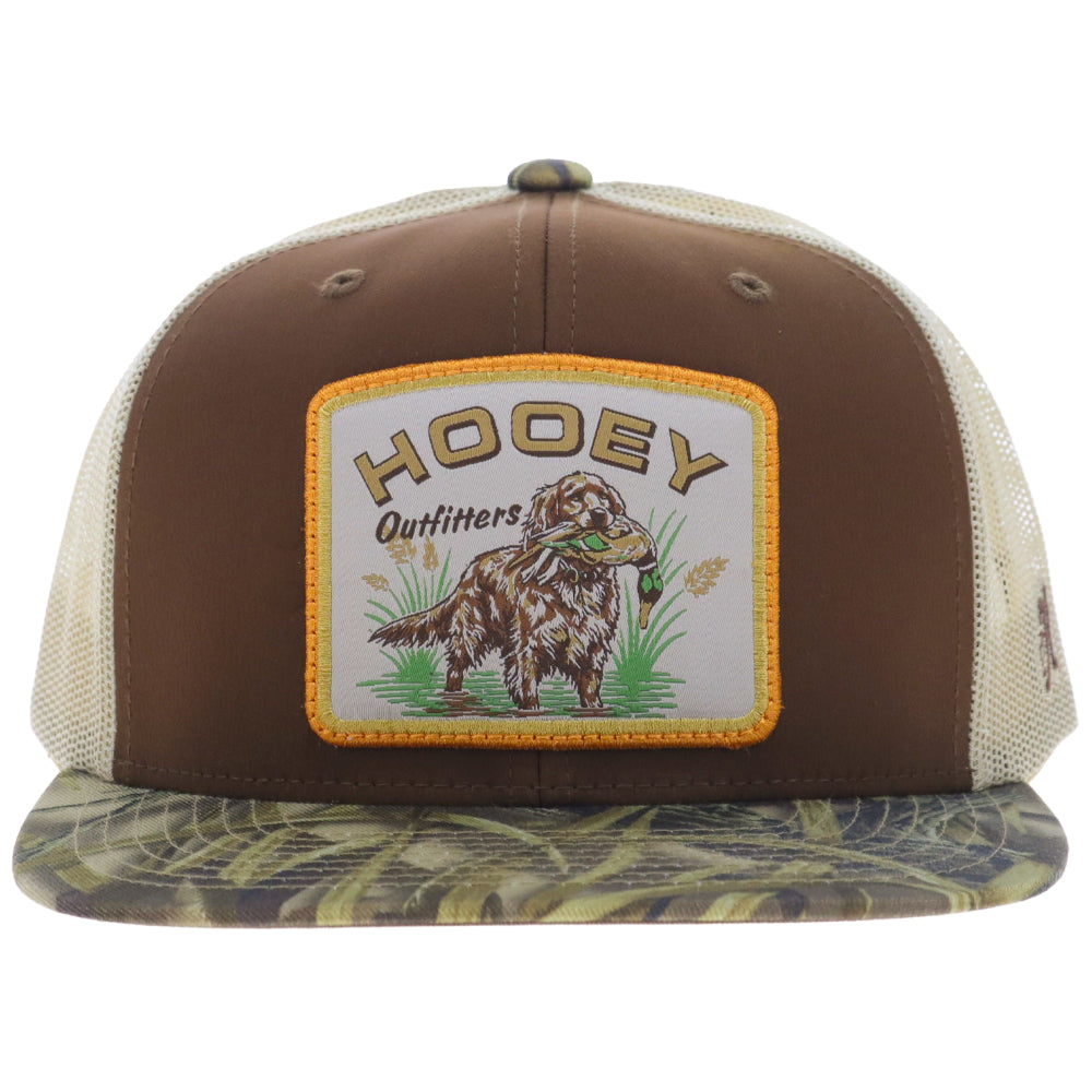 Retriever 6-Panel Trucker Snapback Hat Brown/Realtree Camo