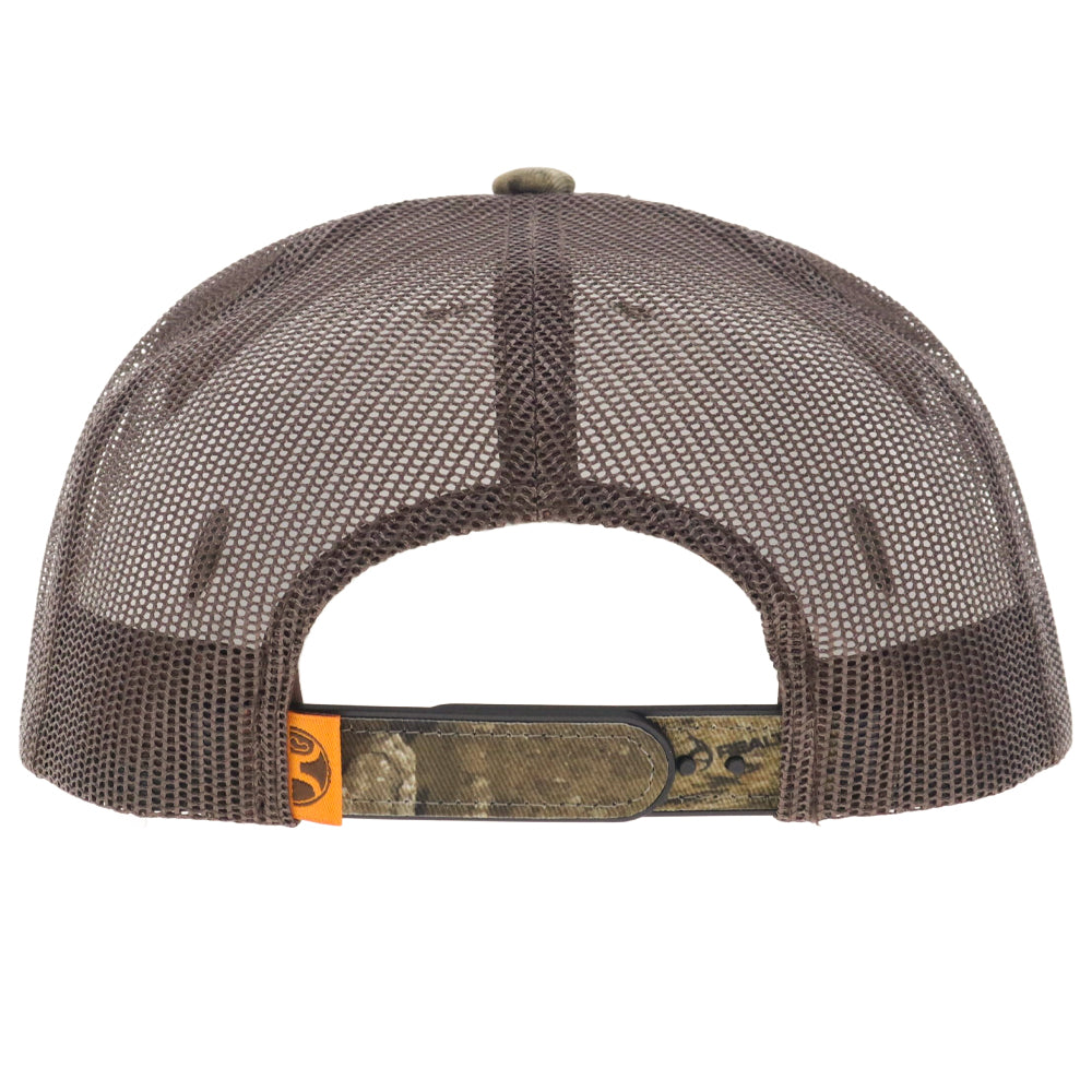 Backcountry 6-Panel Trucker Snapback Hat Realtree Camo/Brown