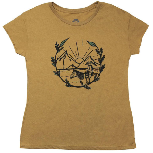 "Mountain Girl" Mustard Tee Hooey