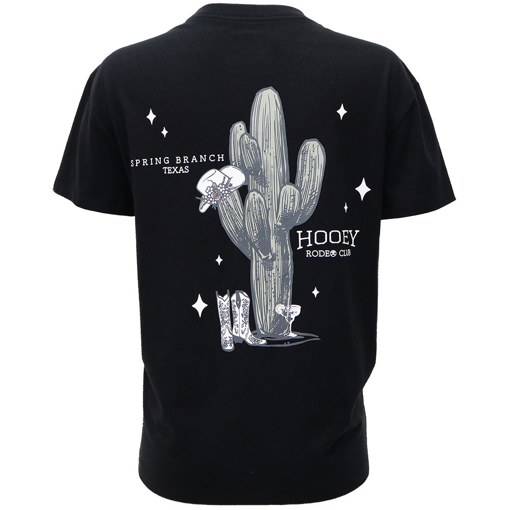 Women's Hooey Social Club T-Shirt Large Black Stars