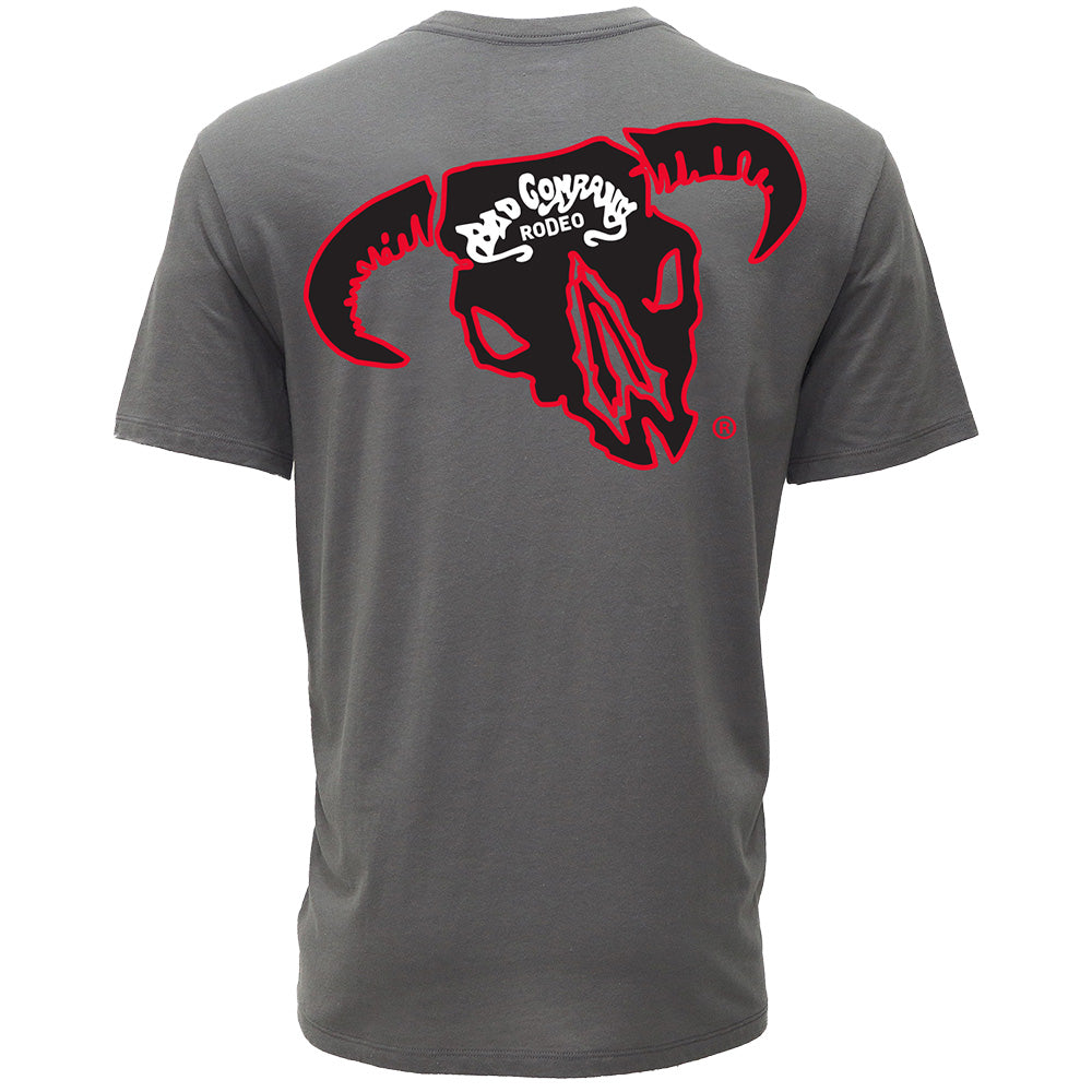 Youth Bad Company T-shirt Dark Grey w/Black & Red Logo