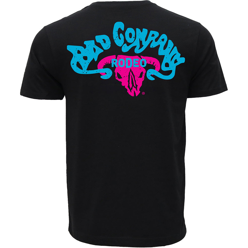 Youth Bad Company T-shirt Black w/Blue & Pink Logo