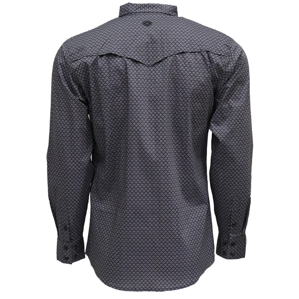 "Maverick" Long Sleeve Button Up Shirt Black