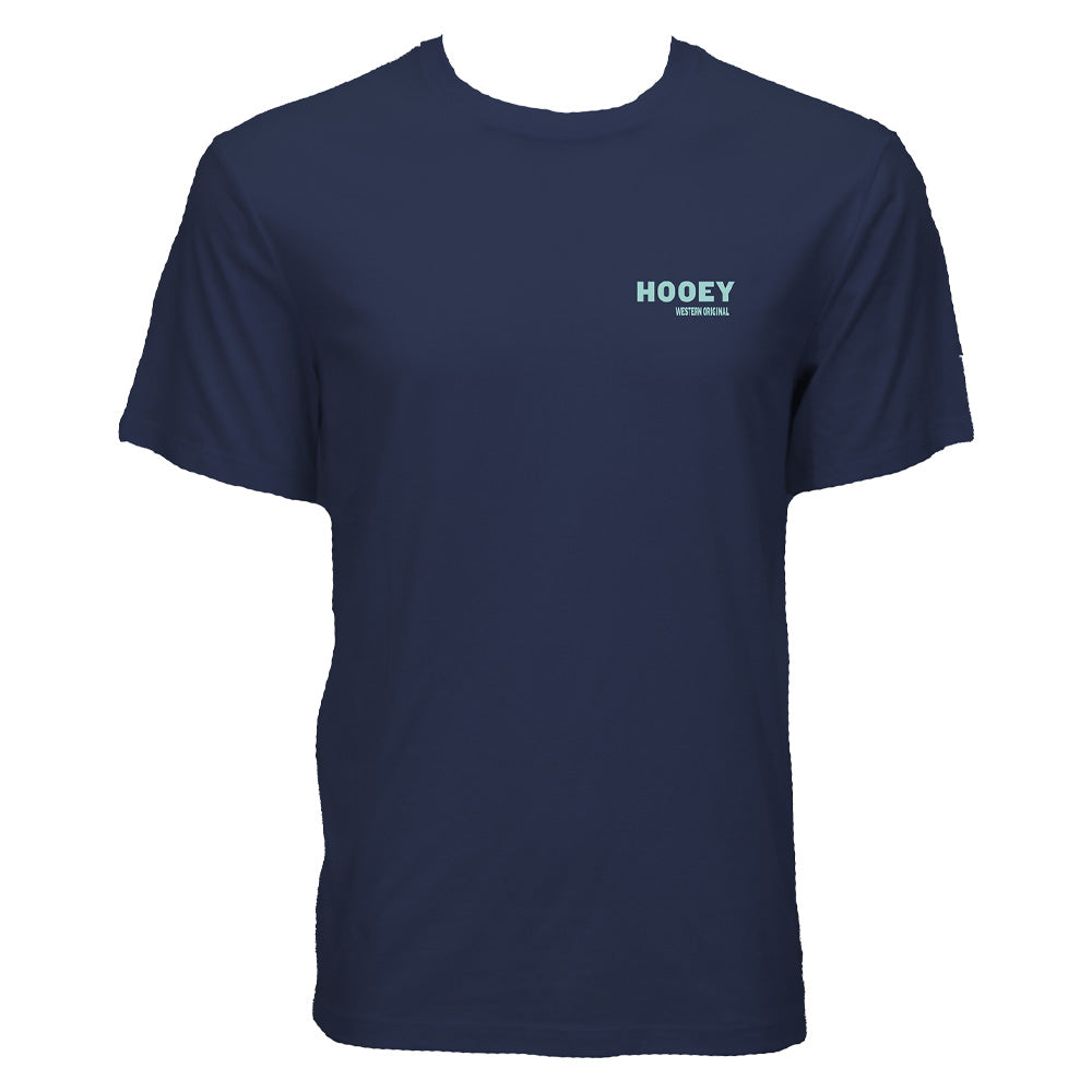 "Briggs" T-shirt Blue w/White & Grey Logo