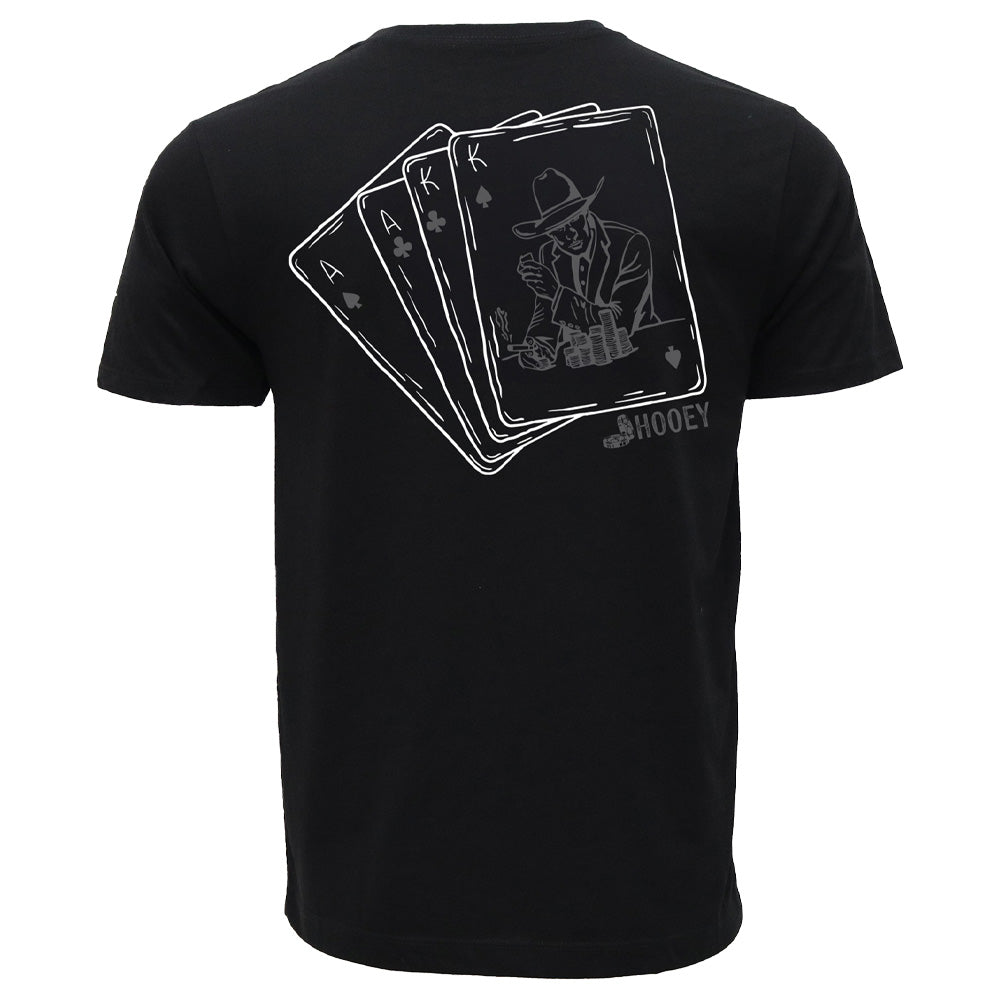 Gambler T-shirt Black w/Grey & White Card Logo - XXXL Gambler T-shirt Black w/Grey & White Card Logo - XXXL