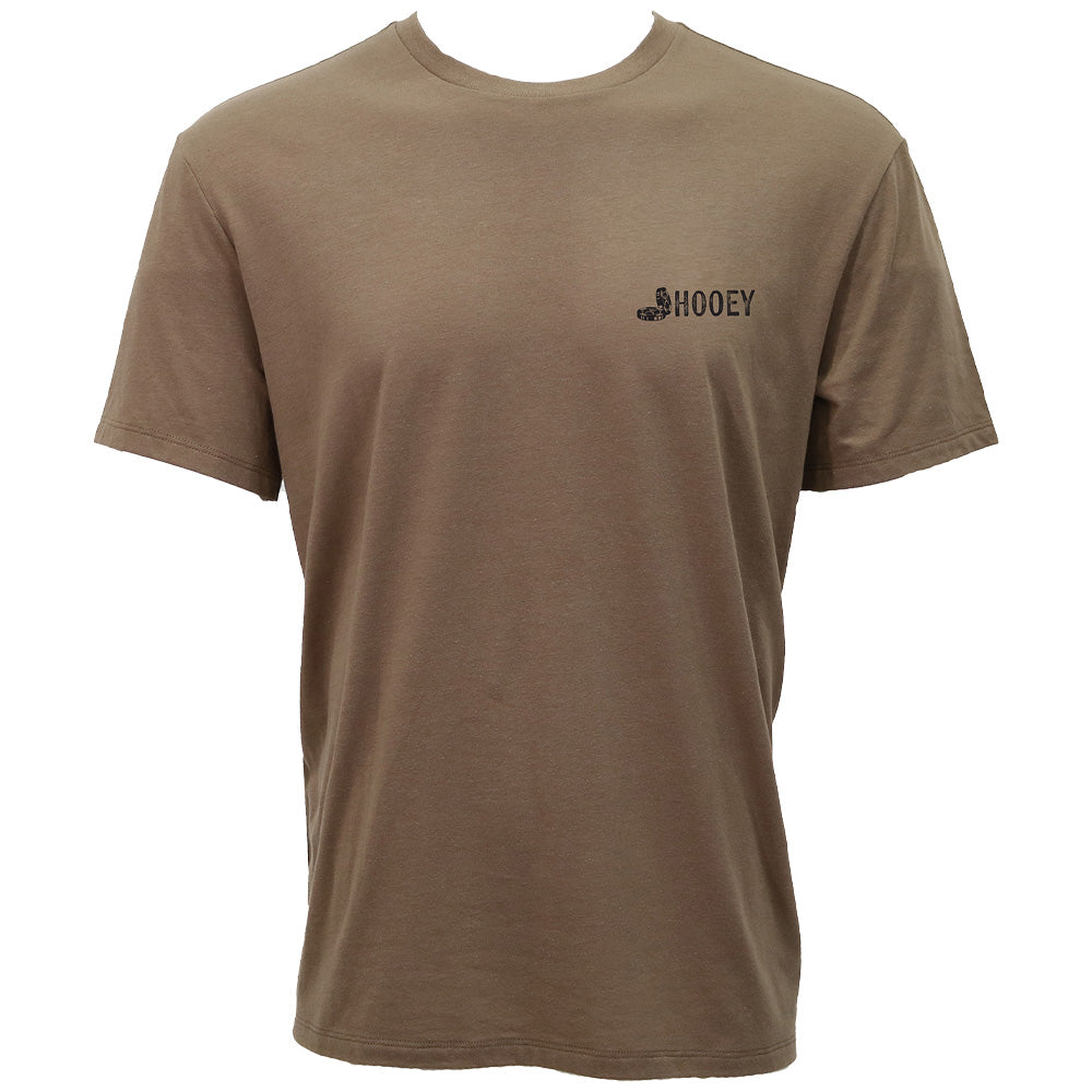 "Gambler" T-shirt Brown w/Black & White Card Logo
