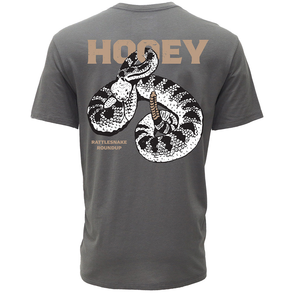"Rattler" Dark Grey Hooey T-shirt