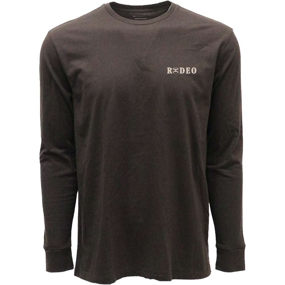 Rodeo Round-Up Long Sleeve T-shirt Dark Brown