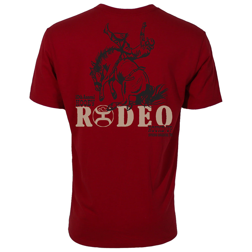 "Rodeo Round Up" Red Hooey T-shirt