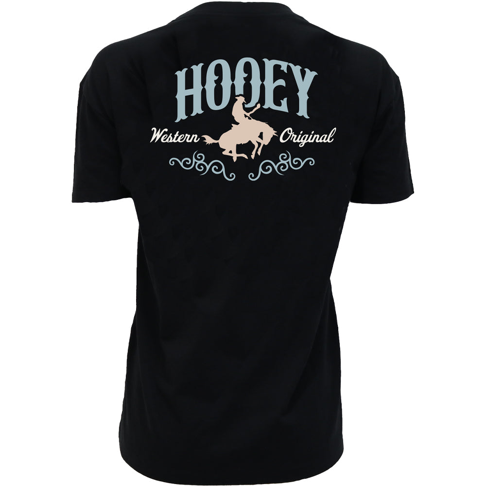 Salado Hooey T-shirt Black w/Blue & White Logo