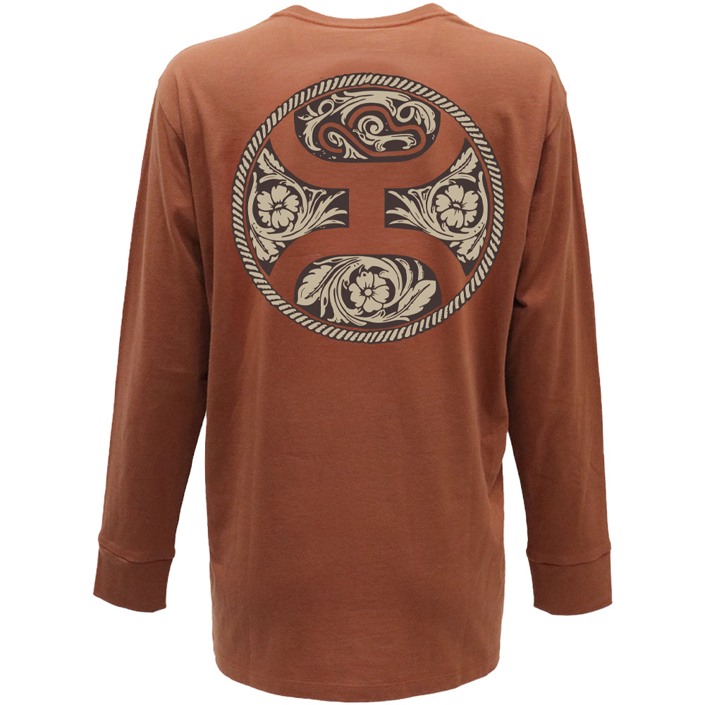YOUTH Concho Long Sleeve T-shirt Rust