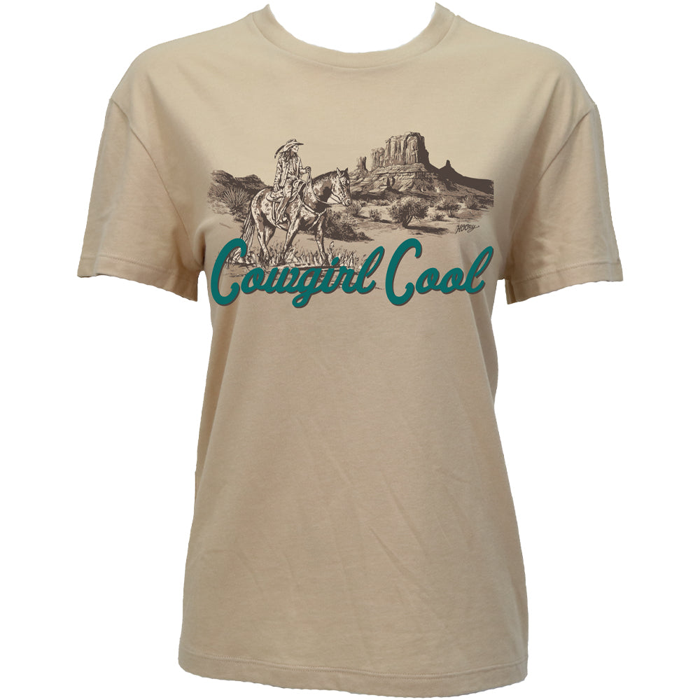 Cowgirl Cool Hooey T-shirt Tan
