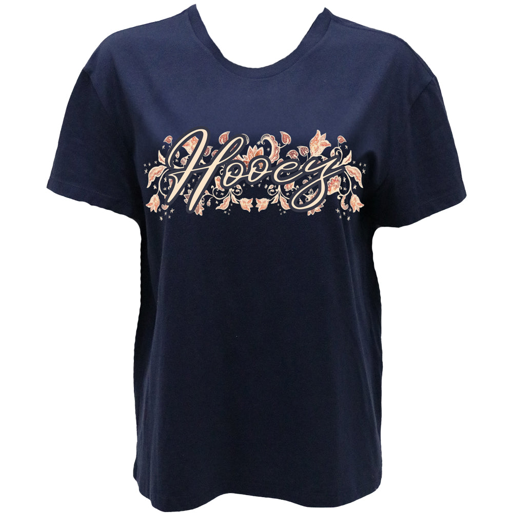 Boot Springs Hooey T-shirt Navy / Pink Floral