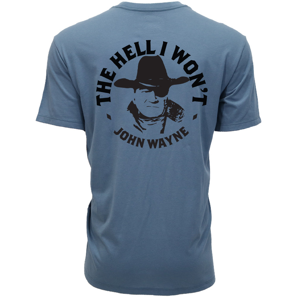 John Wayne T-shirt Denim Blue