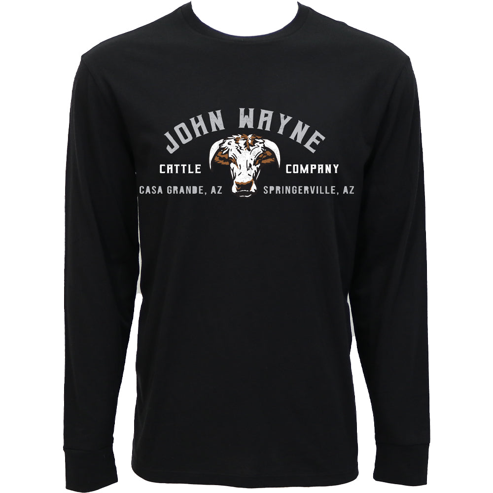 John Wayne Long Sleeve T-shirt Black