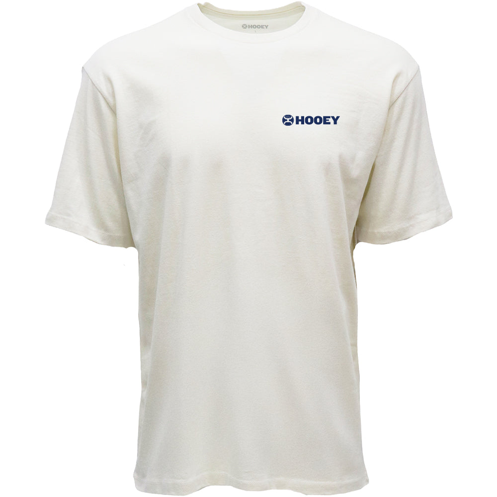 "1776" Cream w/ Red & Blue Flag Hooey T-shirt