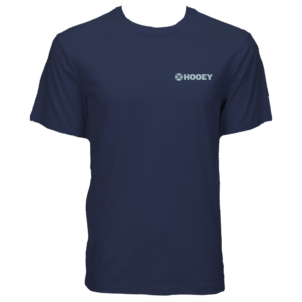 "Ollie" Navy Blue w/ Snapper Fish Detailing Hooey T-shirt