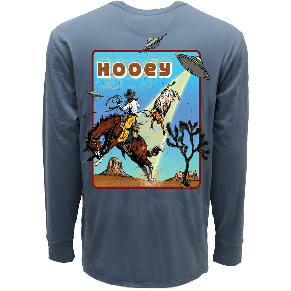 YOUTH Space Rustler Long Sleeve T-shirt Denim Blue