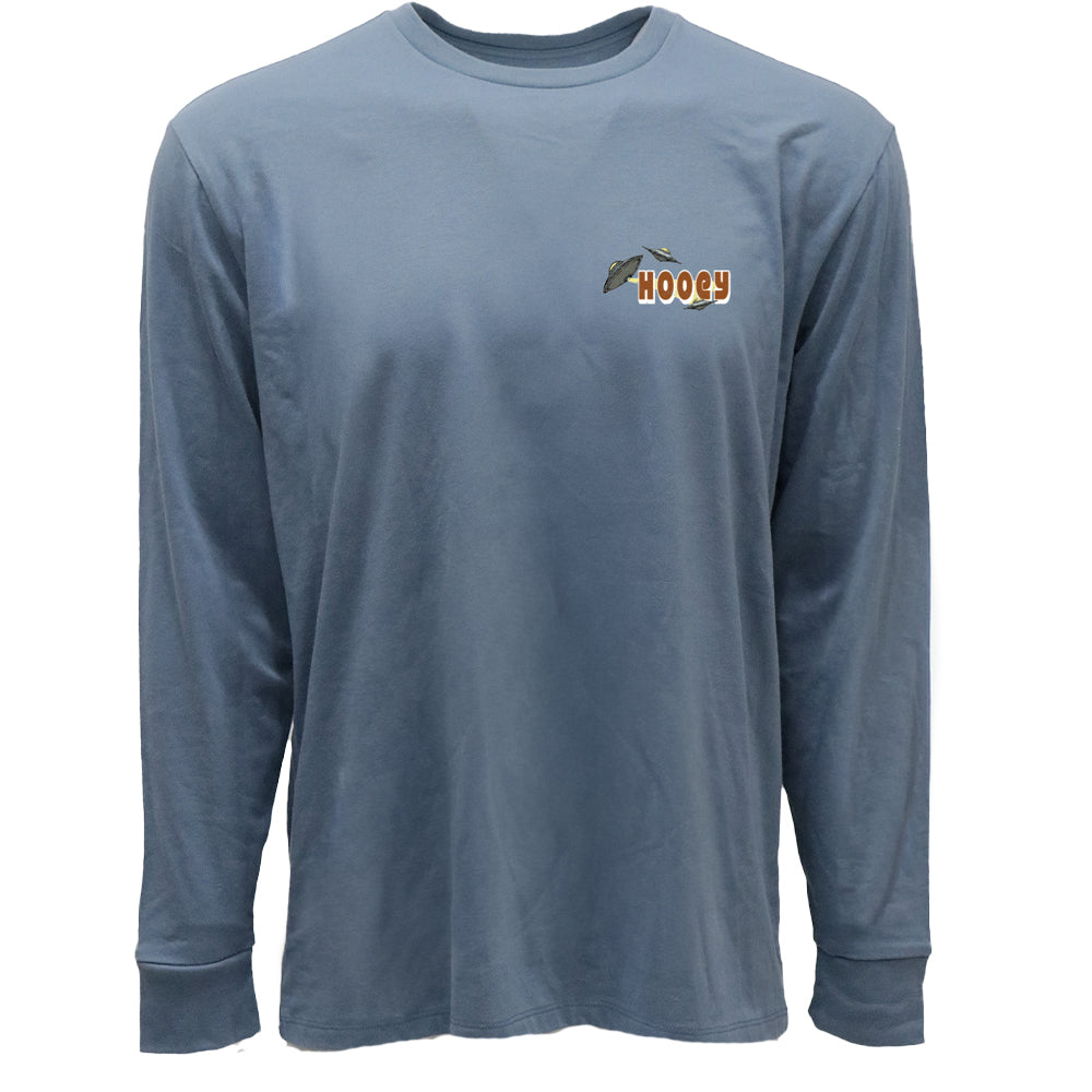 Space Rustler Long Sleeve T-shirt Denim Blue