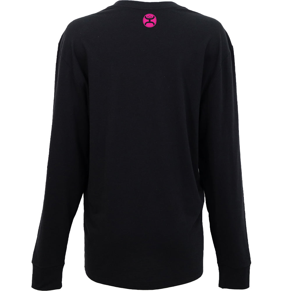 Wild Ride Long Sleeve T-shirt Black/Pink