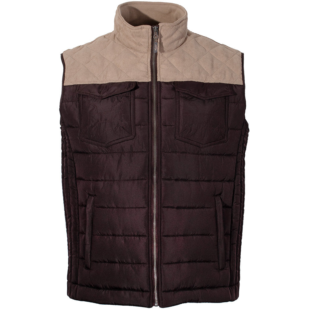 "Hooey Packable Vest" Brown/Tan
