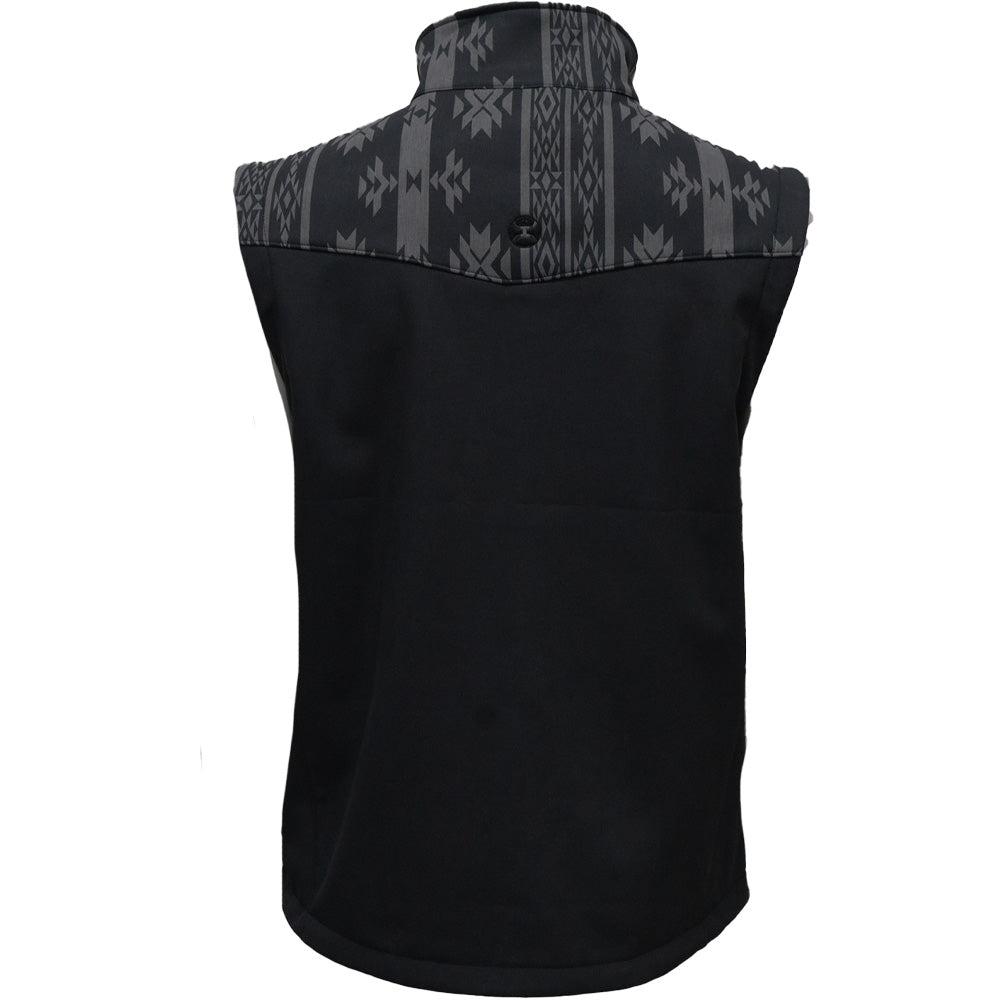 Youth Jackson Softshell Vest Black/Aztec