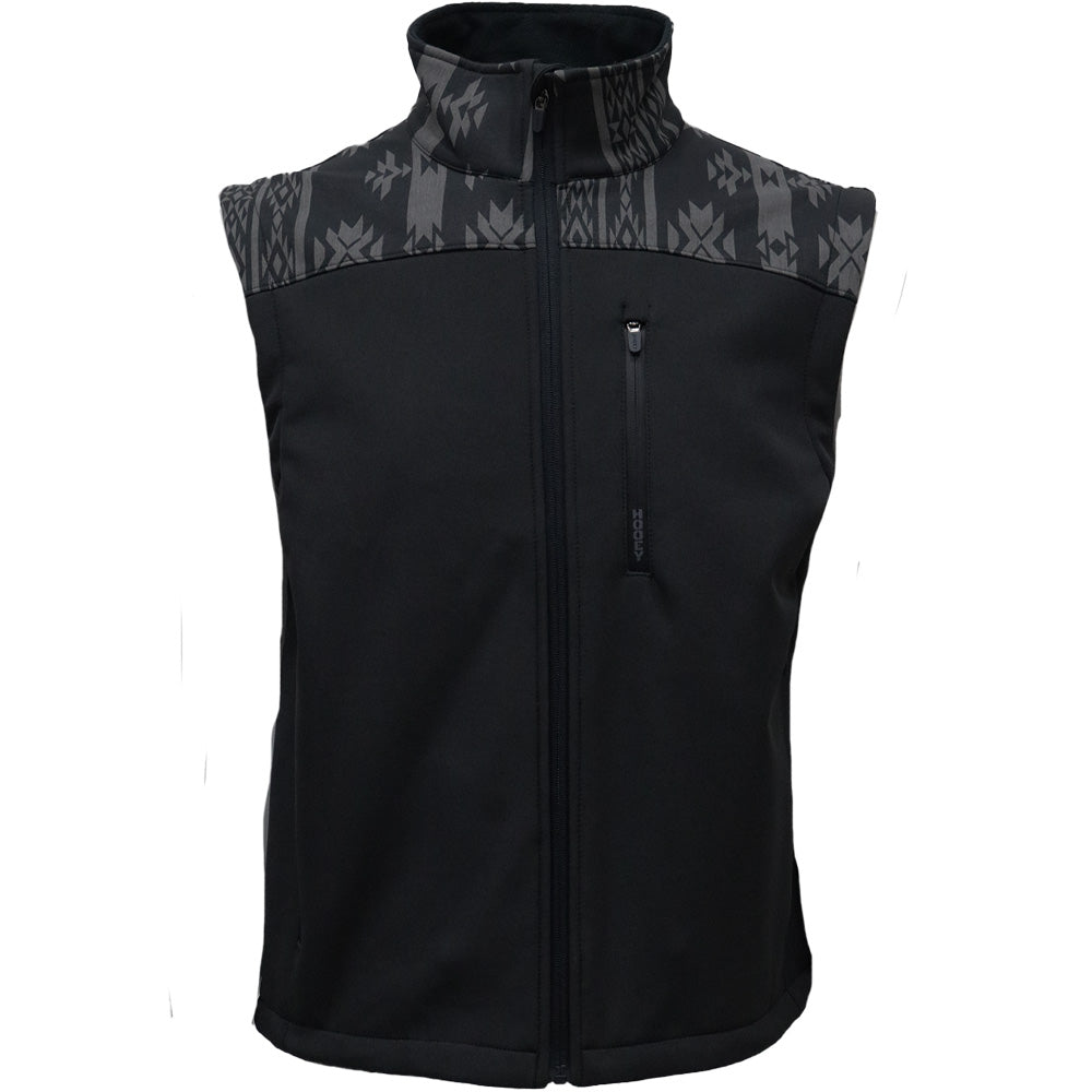 Youth Jackson Softshell Vest Black/Aztec