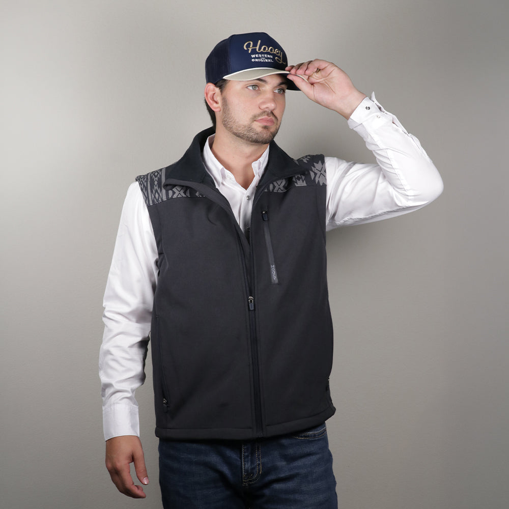 Jackson Softshell Vest Black/Aztec