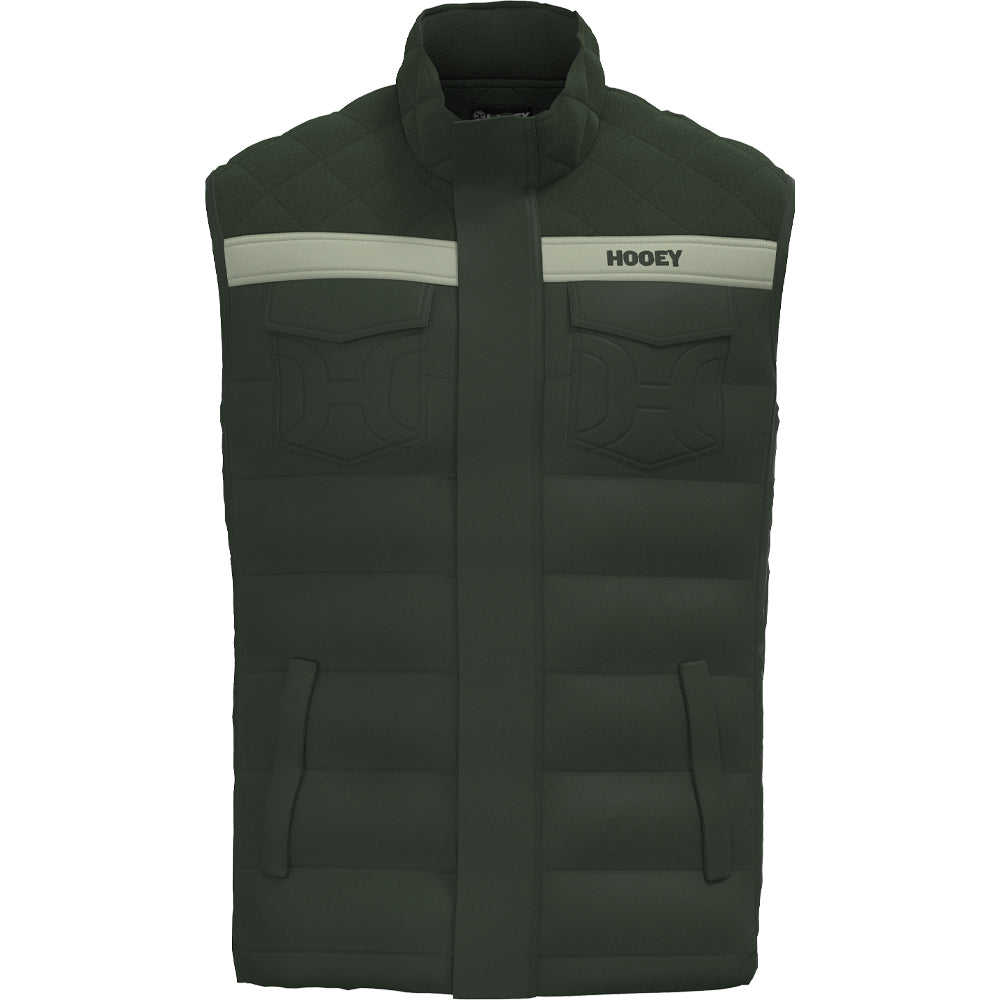 Youth Banff Puffer Vest Dark Green