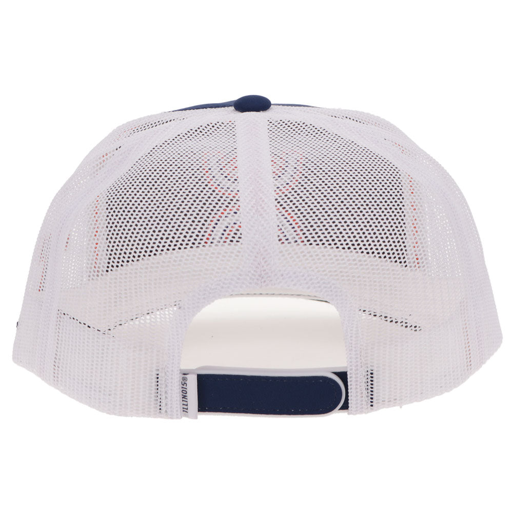 University of Illinois Hat Blue & White w/Hooey Logo