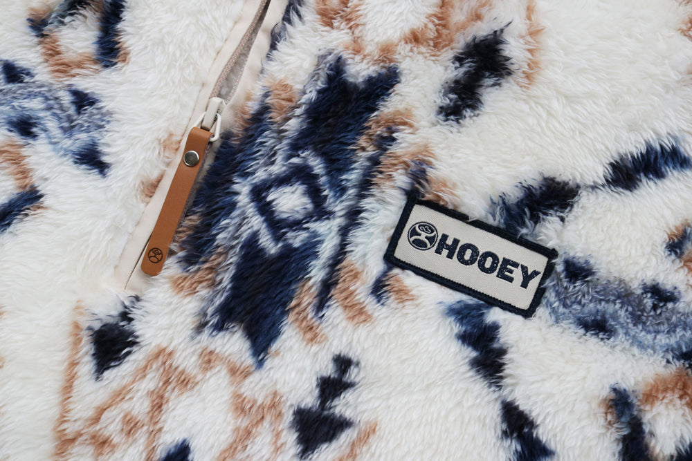 Kodi Fleece Pullover Cream/Aztec
