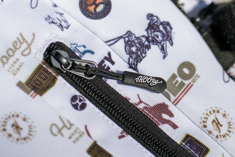 "Rockstar" Backpack Cream w/Rodeo Print