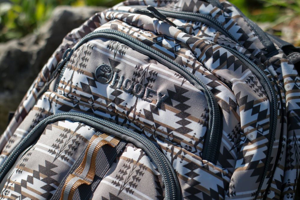 "Ox" Hooey Backpack Tan /Charcoal Aztec