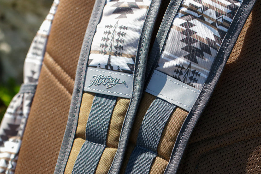 "Ox" Hooey Backpack Tan /Charcoal Aztec